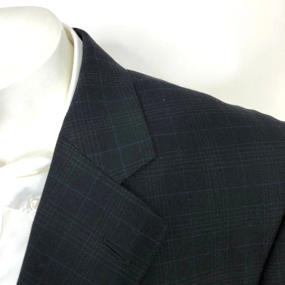 Jack Victor Montreal MINT 42R 100% Wool Three Button Suit Sport Coat Jacket